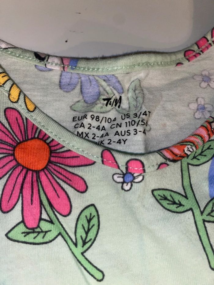 Lot de trois robes colorées, enfants, fille H&M, taille trois ans - photo numéro 10