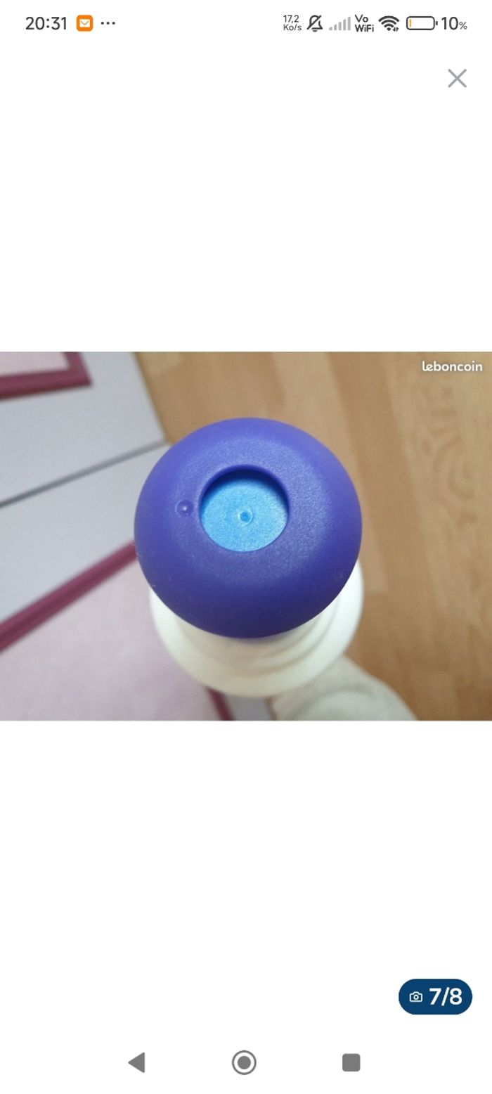 Rouleau à pâtisserie Tupperware neuf blanc bleu/violet - photo numéro 7