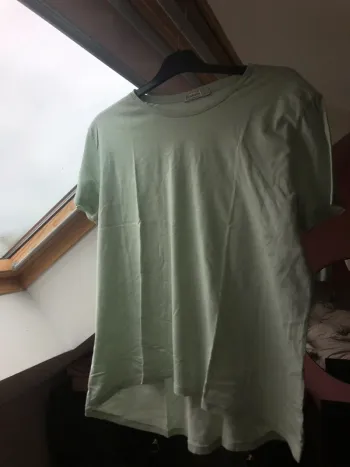 tee shirt oversize vert pale vert d’eau menthe