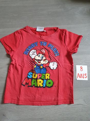 Maillot t-shirt 8ans garçon