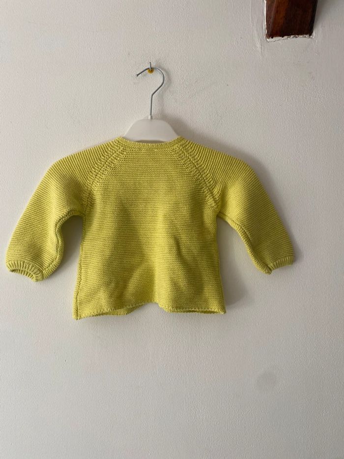 Gilet vert fille 6 mois - photo numéro 2