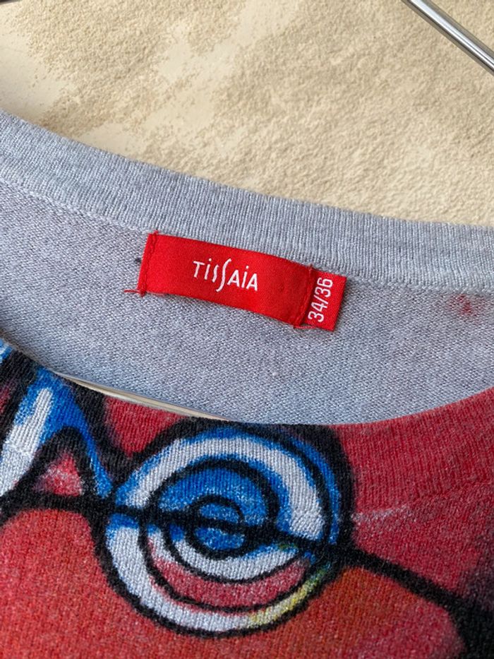 Pull à motifs multicolore Tissalia 34/36 - photo numéro 6