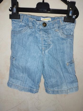Short en jeans