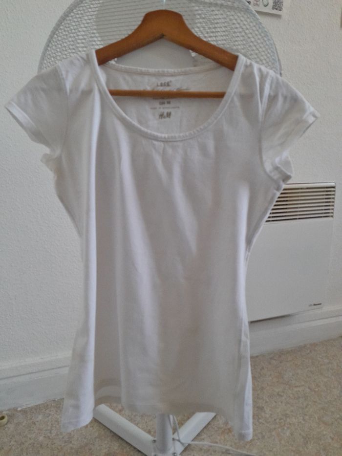 Tee-shirt manches courtes Femme. H&M - photo numéro 5