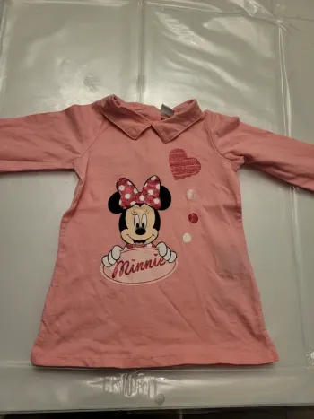 Tee shirt manches longues Minnie 23 mois