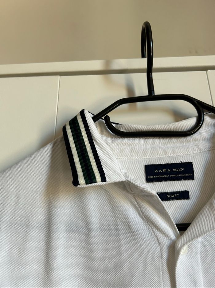 Chemise blanche Slim Fit Homme Zara Tailles L-XL - photo numéro 4