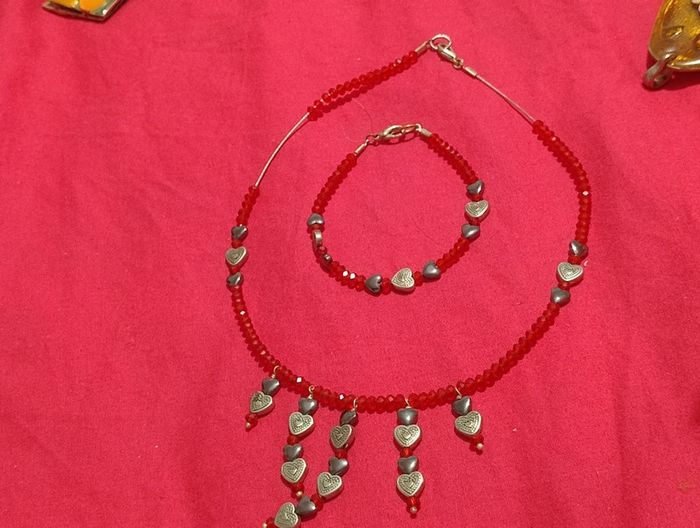 Lot collier et bracelet