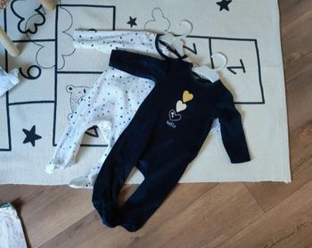 Lot de 2 pyjamas chauds Orchestra 12 mois