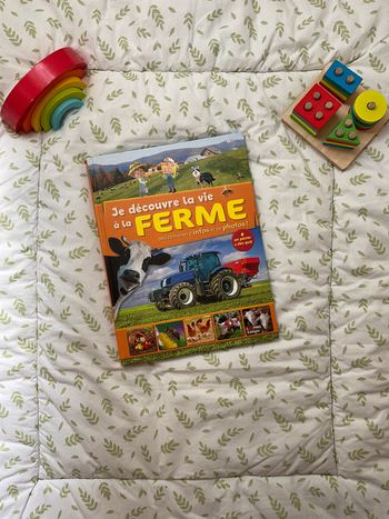 livre je découvre la vie à la ferme édition looping