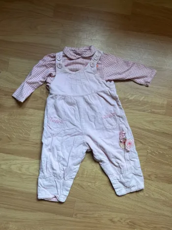 Ensemble salopette et tee shirt Marese 12 mois