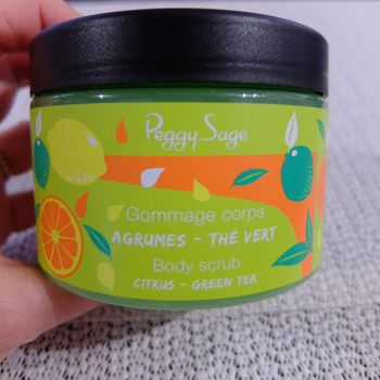 Gommage corps agrumes thé vert Peggy Sage
