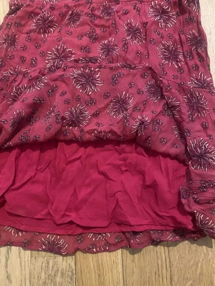 Robe courte bordeaux Ba&sh taille 1 - photo numéro 6