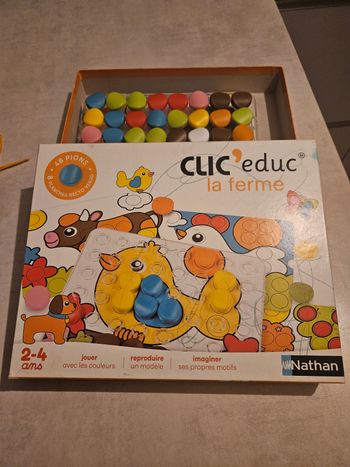 Jeux couleurs Clic educ la ferme