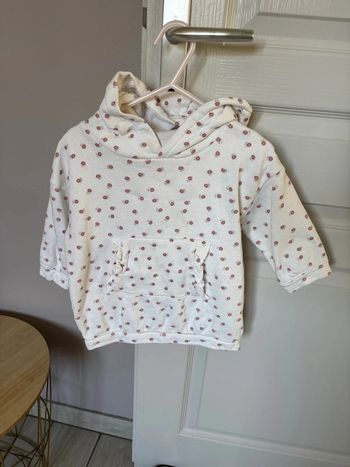 Sweat robe/robe sweat/robe pull fille 18 mois déclassé