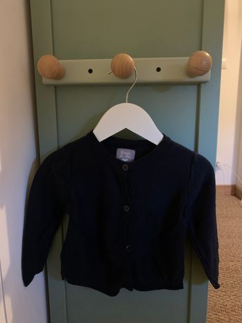 Gilet léger noir 👶🏻 12m