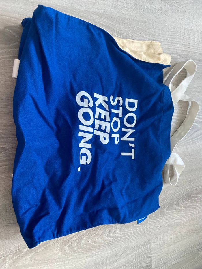 Sac cabas sport plage course neuf dont stop keep going birchbox