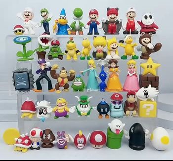 Lot de 48 Figurines Mario. Neuf