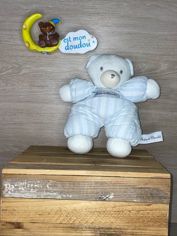 TC119 doudou ours 🐻 tartine et chocolat
