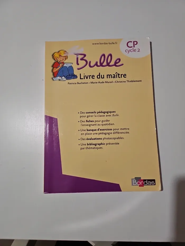 Guide du maitre Bulle méthode de lecture CP