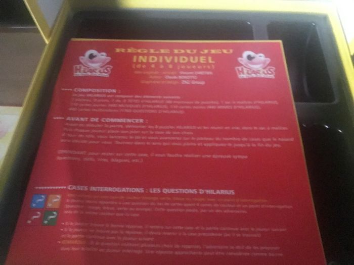 Jeu Hilarius Le Jeu du Rire Ducale 9 ans - photo numéro 5