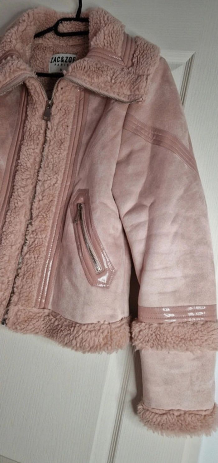 Veste Zac & Zoé moumoute rose - photo numéro 12