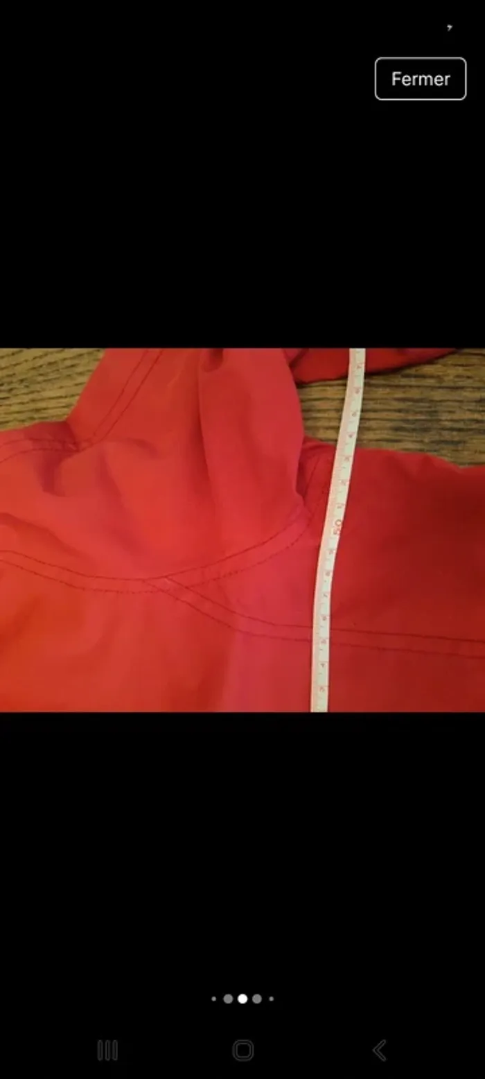 Jolie Veste coupe vent rouge St Oliver fr 42 - photo numéro 17
