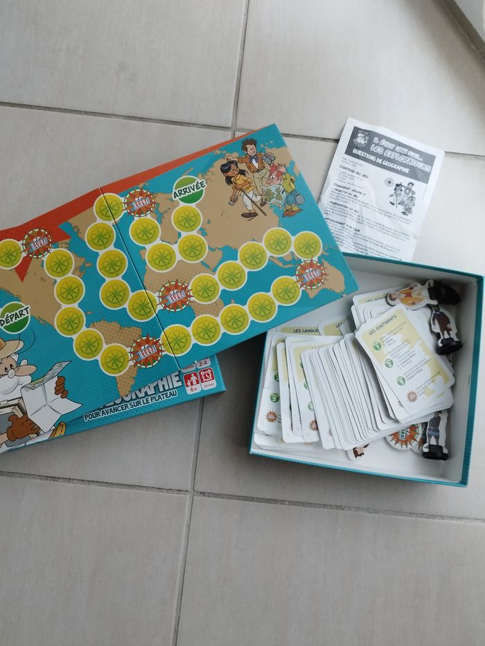 Jeu de société Il était une fois Géographie à partir de 6 ans- Marque EDUCA - photo numéro 3