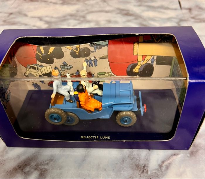 Voiture Jeep Tintin éditions Atlas