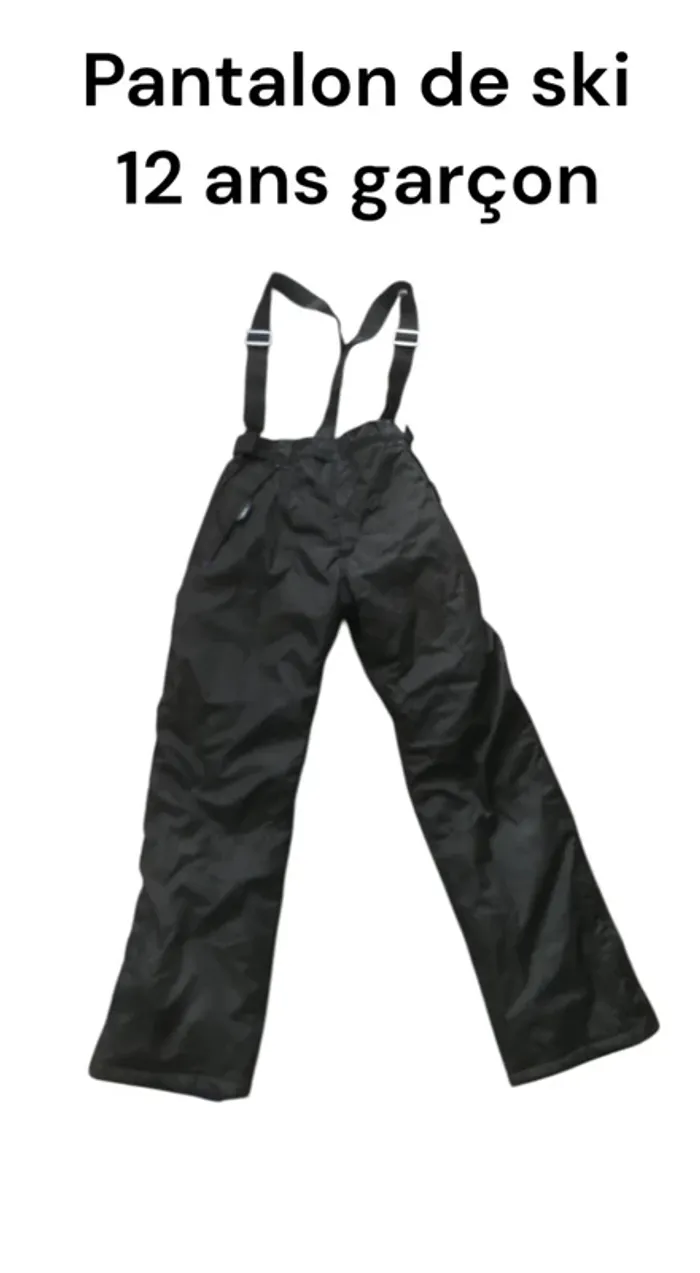 Pantalon de ski 12 ans garçon 👦🎿