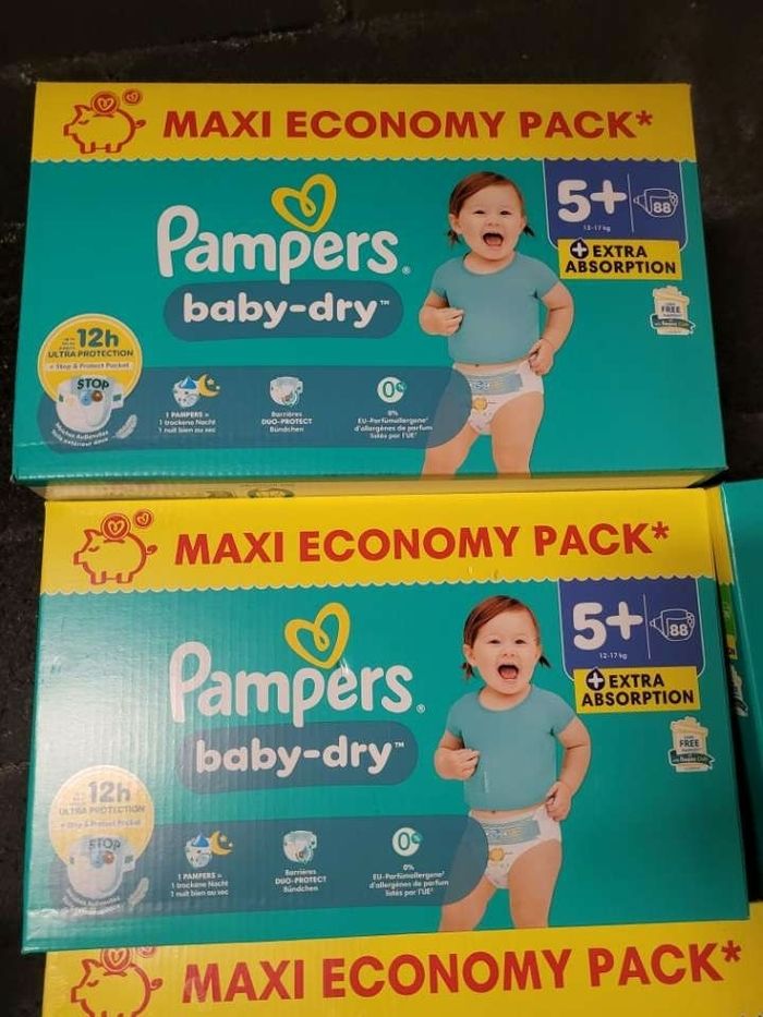 Pampers baby dry taille 5+