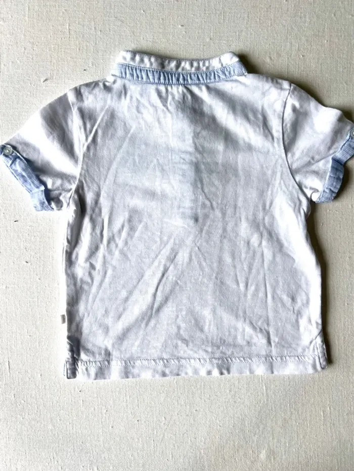Lot 6 tee-shirts bébé garçon 12 mois – Obaïbi & TAO – manches longues & courtes – bon état - photo numéro 8