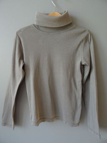 Sous-pull col roulé gris