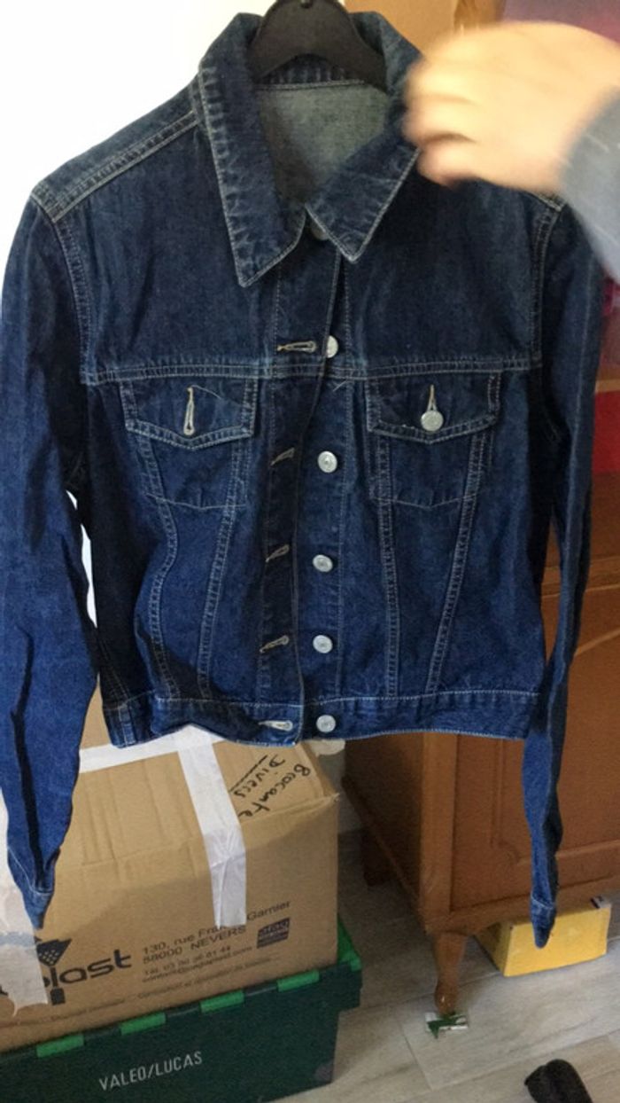 Veste jean mixe - photo numéro 2