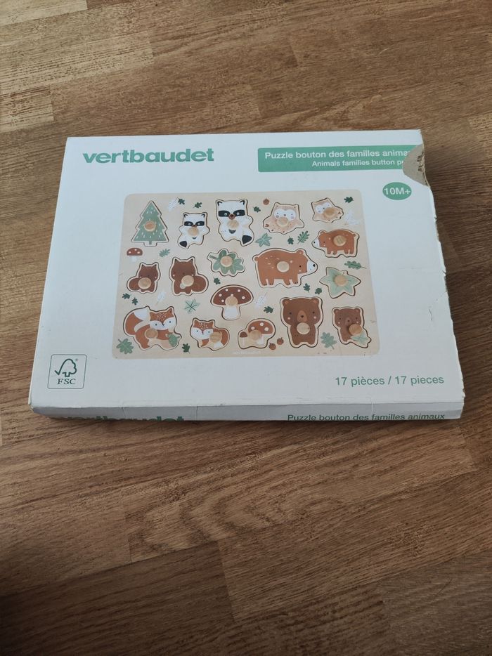 Puzzle bouton des familles animaux - photo numéro 2