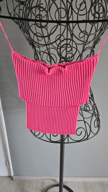 Top bustier Zara rose