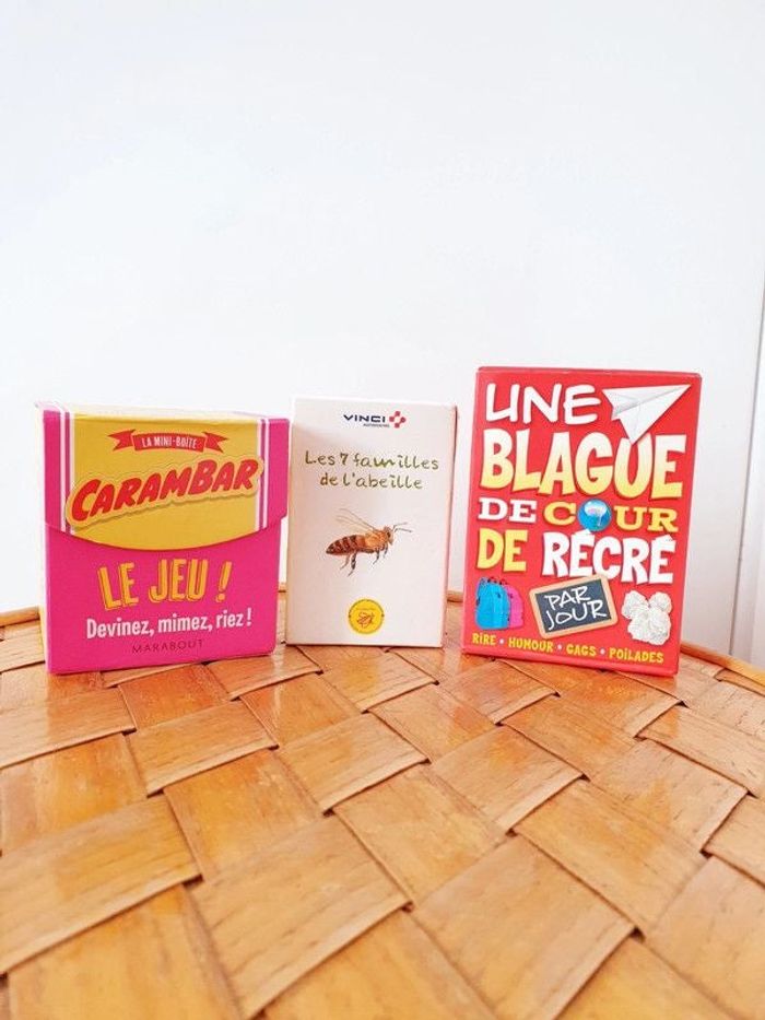 Lot de jeux de société humour blague multi joueurs