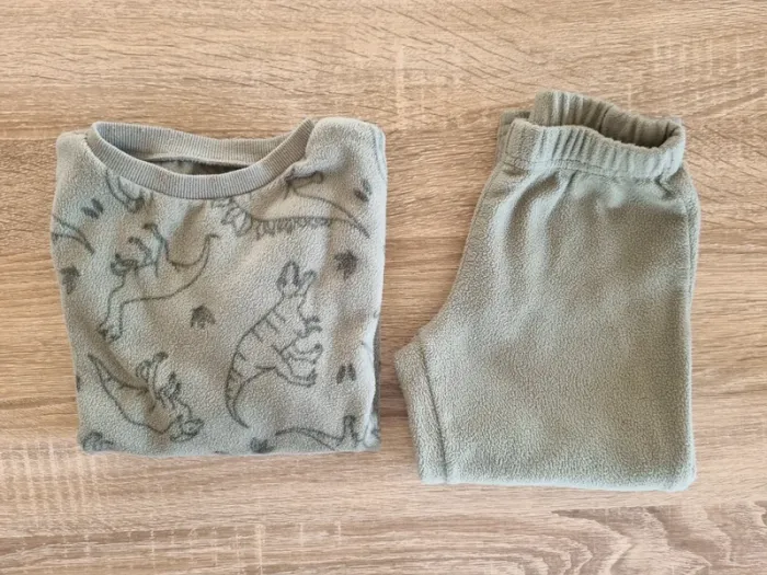 Pyjama dinosaures tout doux 2 pièces