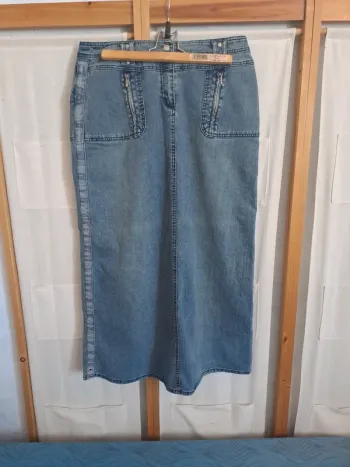 Jupe longue en Jeans