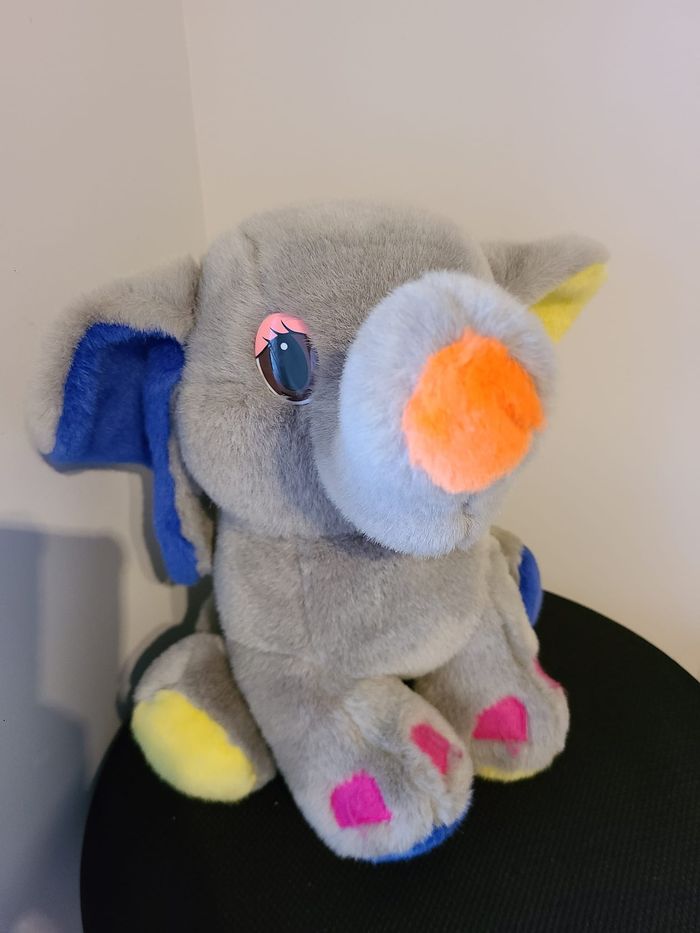 peluche éléphant - photo numéro 2
