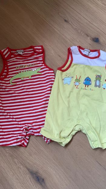 Lot de 2 combishorts orchestra 9 mois
