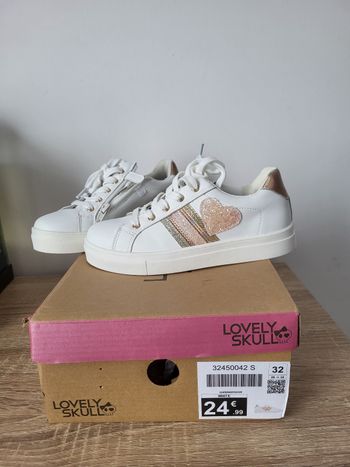 Baskets Chaussea blanc pointure 32