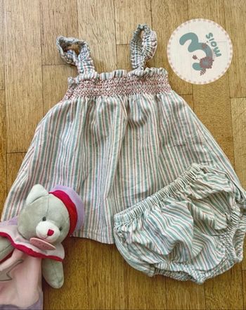 Ensemble Robe et culotte Mango - Taille 3 mois