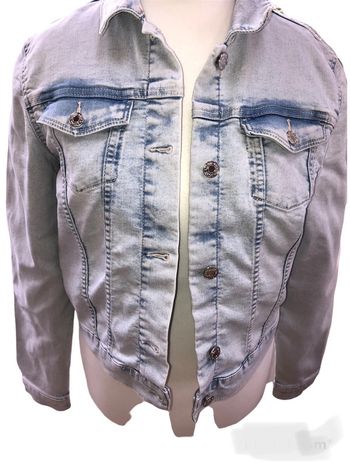 Veste en jean#taille courte#12/13 ans#taille S