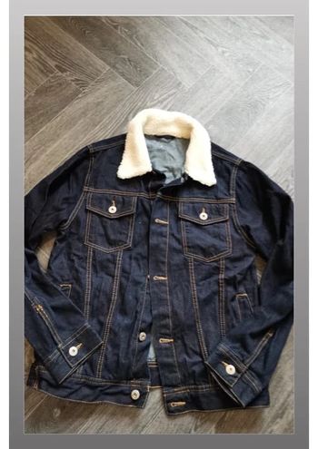 Veste en jean bleu taille S homme