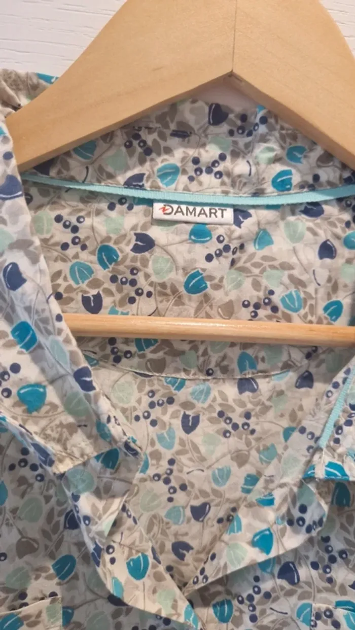 Belle chemise vintage damart taille xl tres bon etat - photo numéro 4
