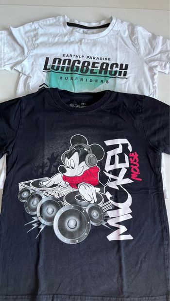 Lot 2 t-shirt 10 ans MC