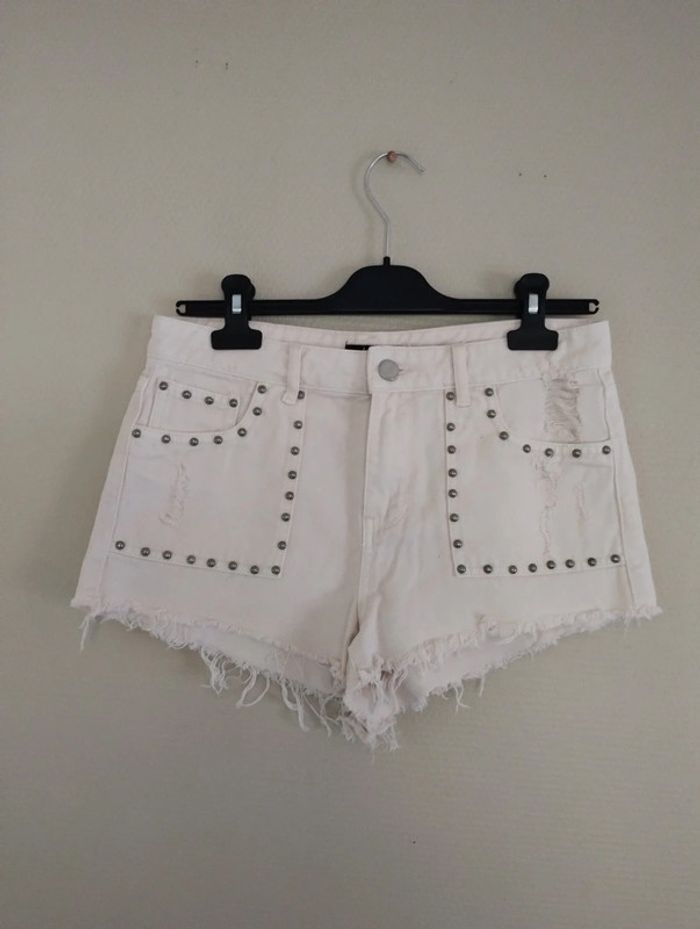 Short en jeans