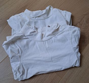 Lot 2 tee short manche longue