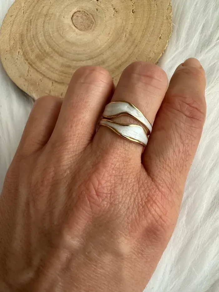 Bague or inox design - photo numéro 4