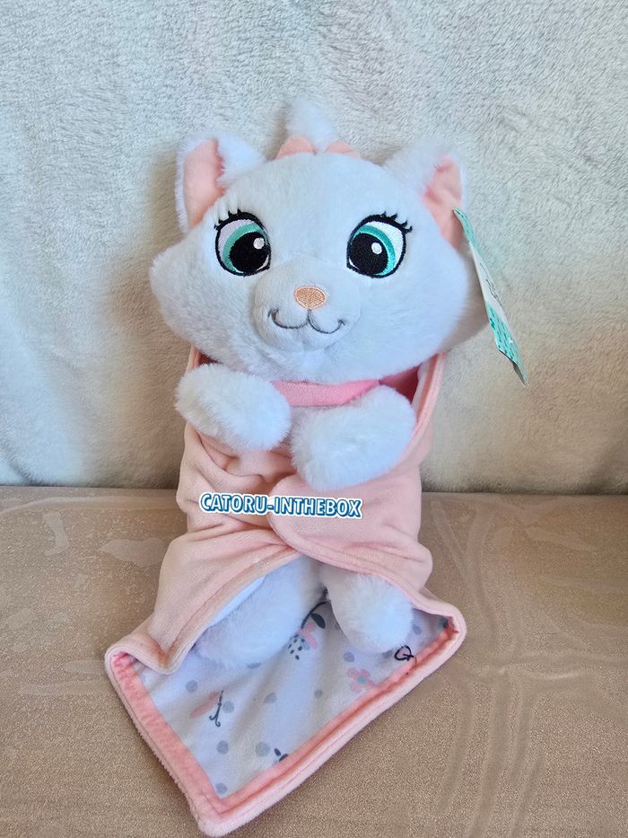 Doudou peluche avec couverture / Comforter Disney Aristochats Marie Aristocats